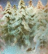 bruno liljefors natt i skogen oil painting on canvas